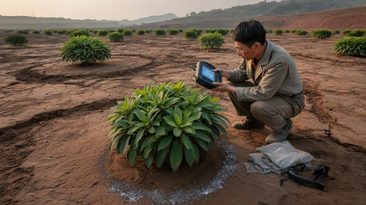 Major Chinese discovery for humanity : a plant that may be the only known species able to extract and concentrate rare earths from soil